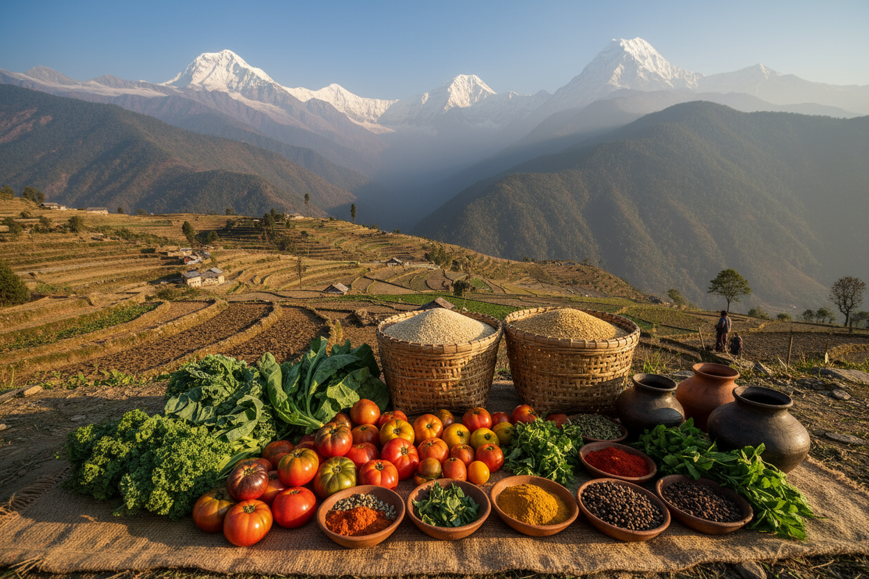 Himalayas, Organic food Culture of Nepal and Tradition