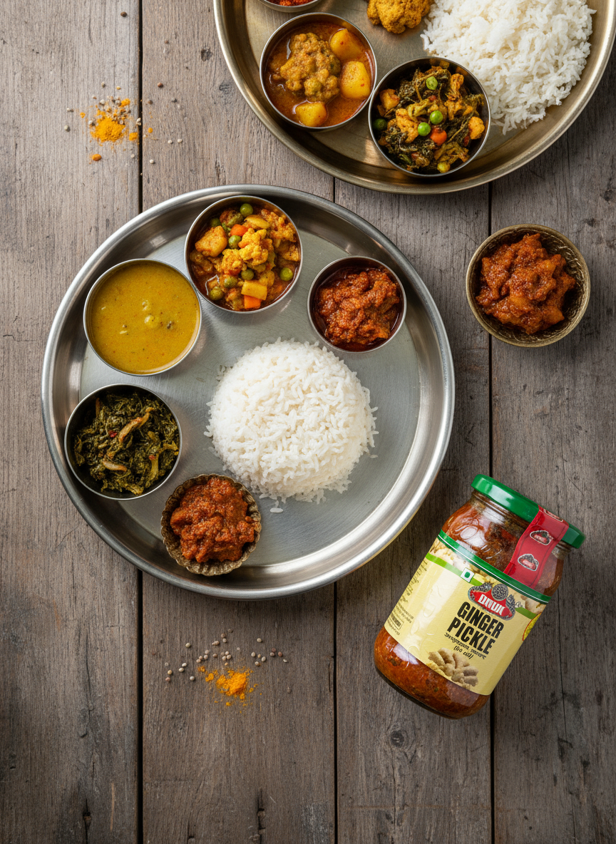 Ginger Pickle with Nepalese Meal