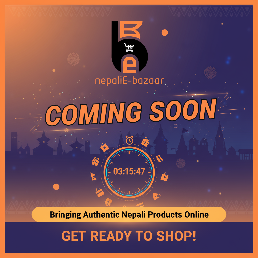 nepaliE-bazaar Coming Soon - Social Media Post